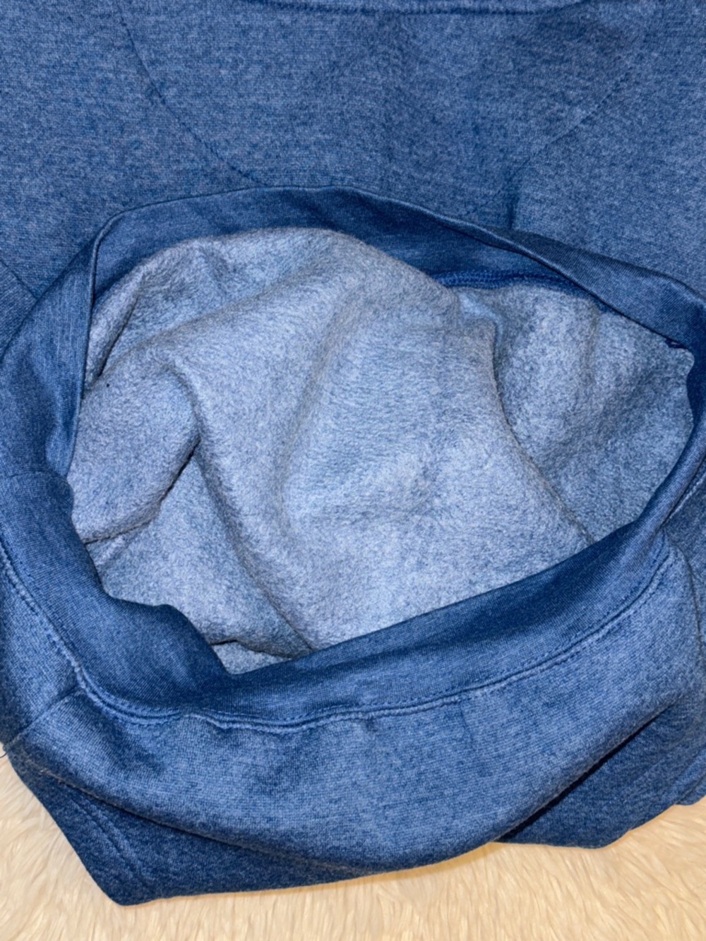 🏒🥅Bauer Hockey Men's Heather Blue Hooded Sweatshirt size medium - Picture 7 of 8